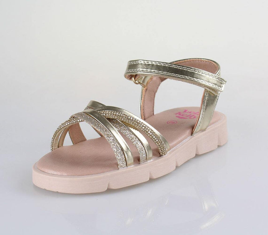 Lelli Kelly Παιδικά Πέδιλα Nancy oro  LKCA5574-OR01