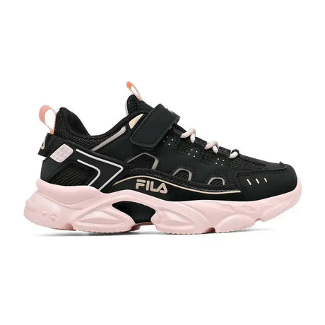 FILA Memory Spinel 3 V Παιδικά Sneakers Κορίτσι με Velchro Μαύρα 3yf33002-095