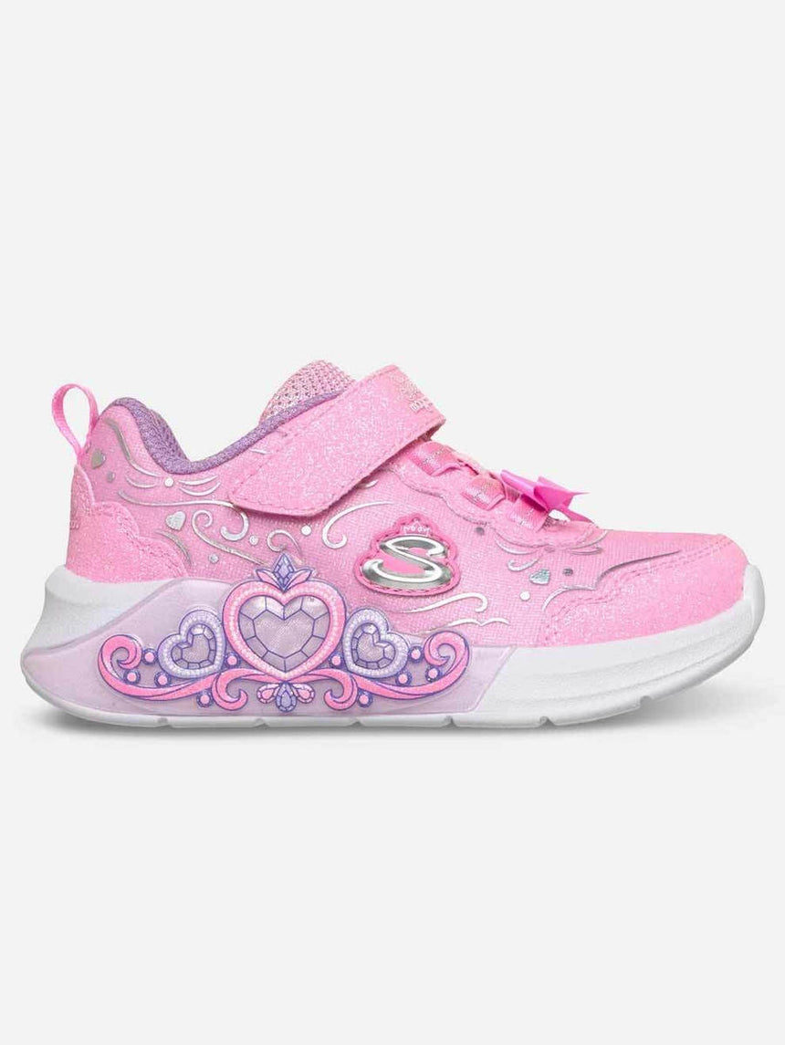 Skechers Παιδικά Αθλητικά Κορίτσι Με Φωτάκια Ροζ  303733NC/PNK