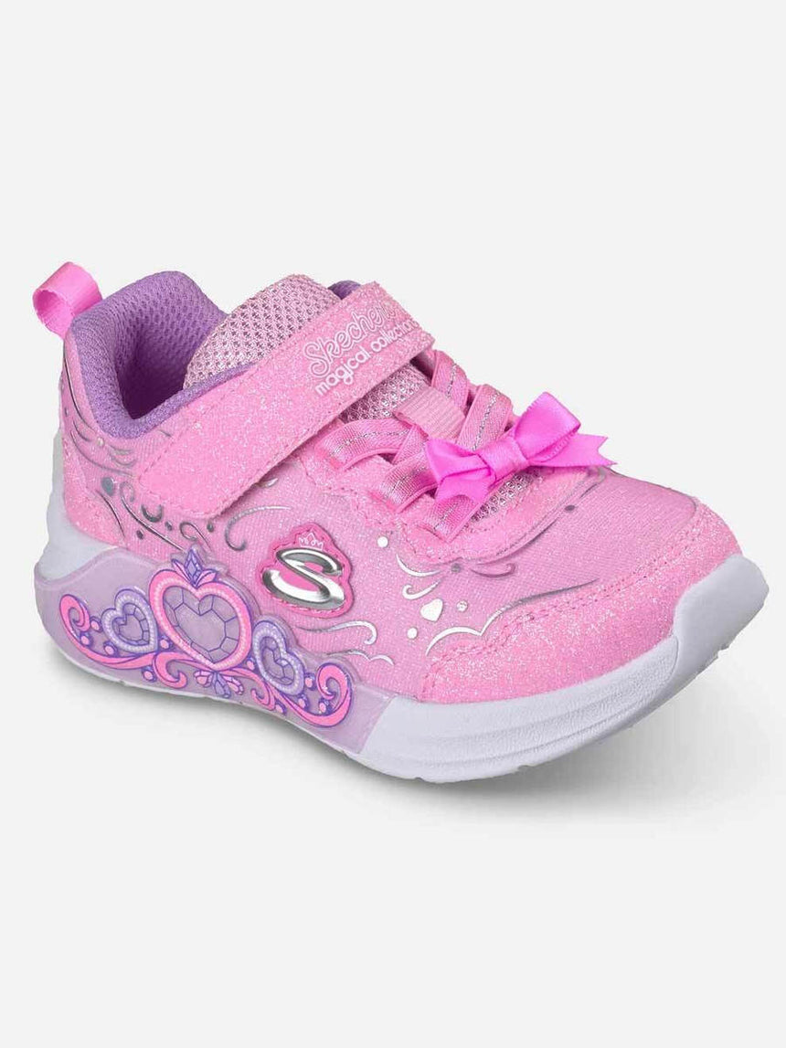 Skechers Παιδικά Αθλητικά Κορίτσι Με Φωτάκια Ροζ  303733NC/PNK