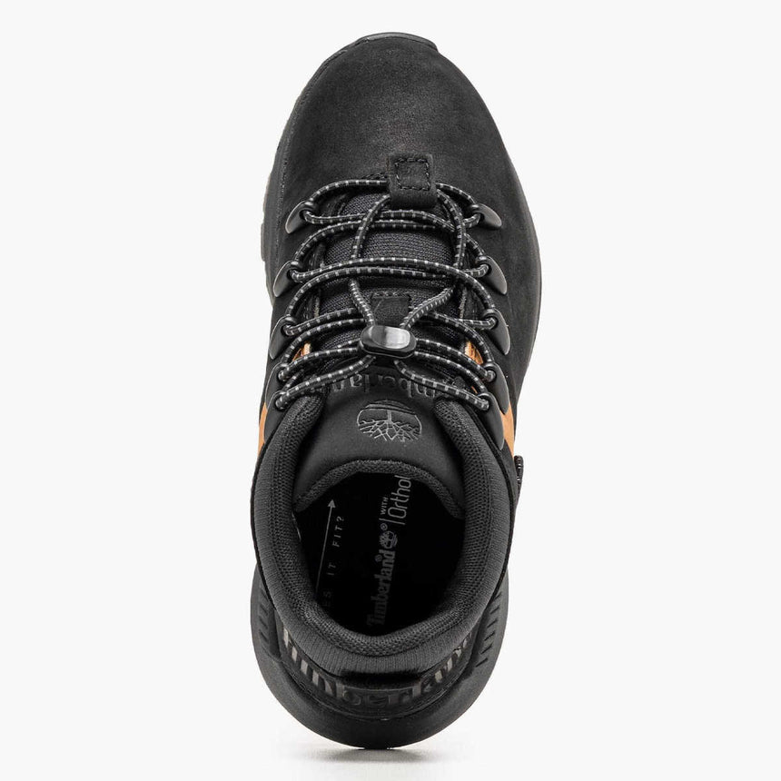 Timberland Sprint Trekker Δερμάτινα Παιδικά Sneakers Μποτάκια Μαύρα TB0A6BXDEMJ