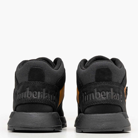 Timberland Sprint Trekker Δερμάτινα Παιδικά Sneakers Μποτάκια Μαύρα TB0A6BXDEMJ