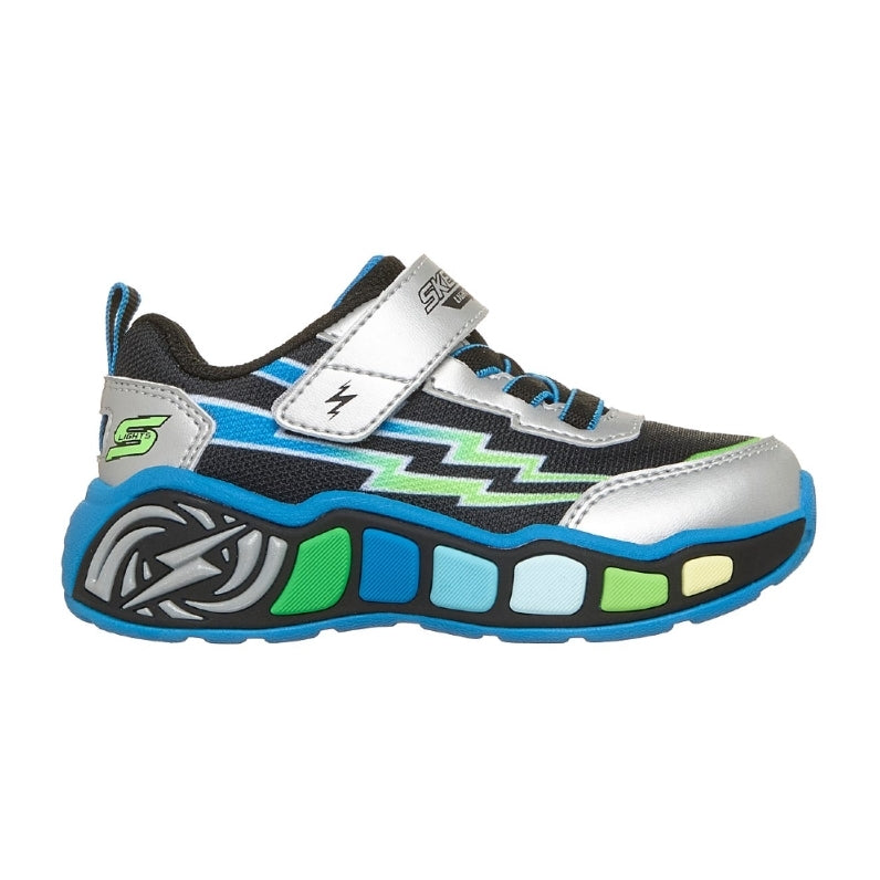 Skechers Αθλητικό  με Φωτάκια Αγόρι 407632NC/SLBK