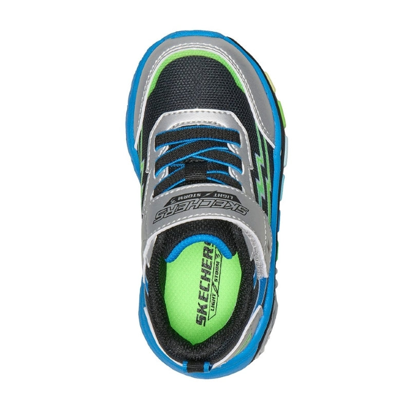 Skechers Αθλητικό  με Φωτάκια Αγόρι 407632NC/SLBK