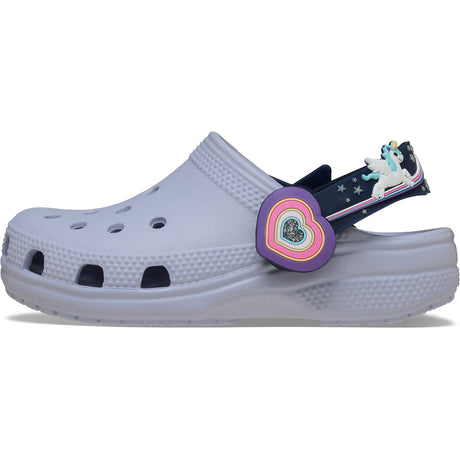 Crocs ανατομικά σαμπο  για κορίτσια με φωτάκια σε μωβ-λιλά χρώμα – 211892-5BO