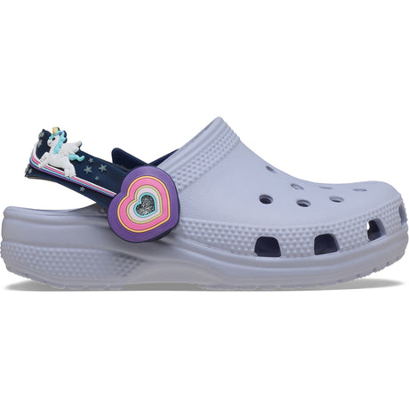Crocs ανατομικά σαμπο  για κορίτσια με φωτάκια σε μωβ-λιλά χρώμα – 211892-5BO