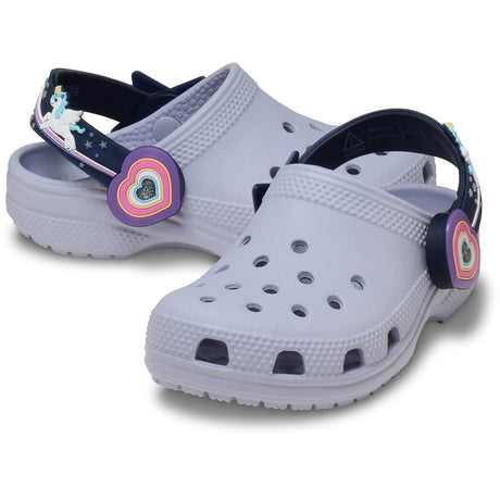 Crocs ανατομικά σαμπο  για κορίτσια με φωτάκια σε μωβ-λιλά χρώμα – 211892-5BO