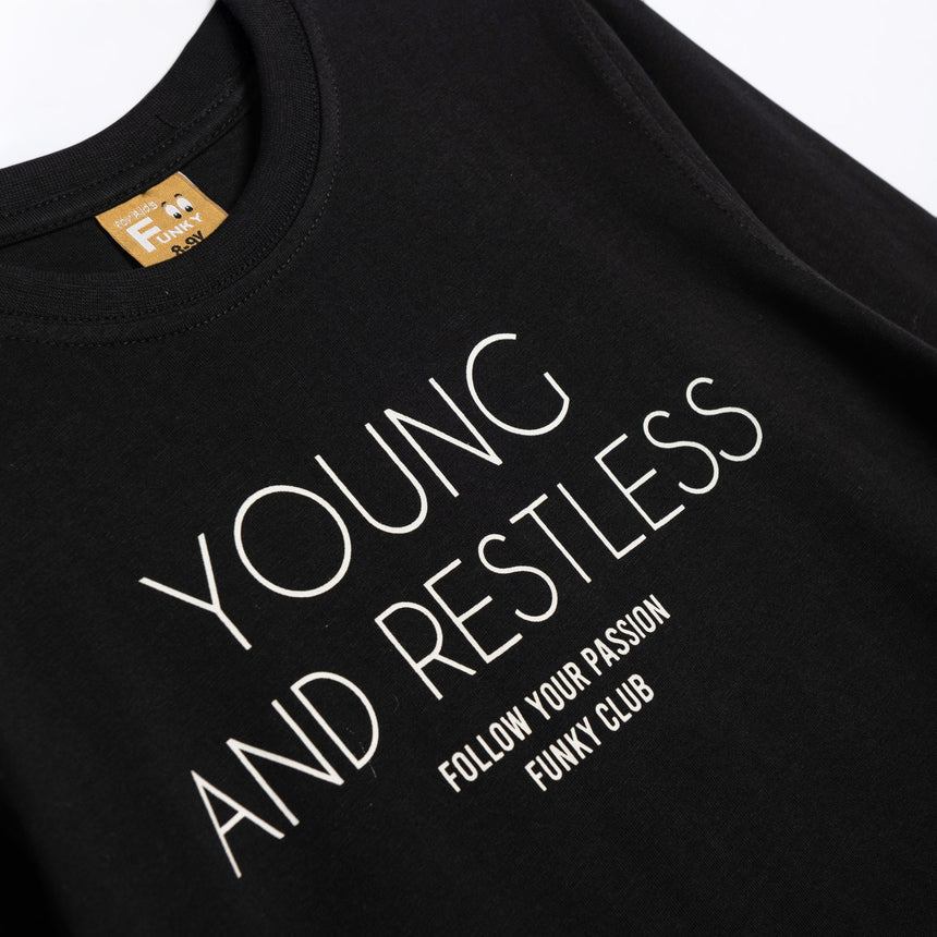 FUNKY FOR KIDS 226-106126-1 Μπλούζα αγόρι μαύρο