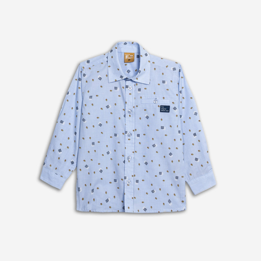 FUNKY FOR KIDS 226-308100-1 Πουκάμισο αγόρι ανοιχτό μπλε