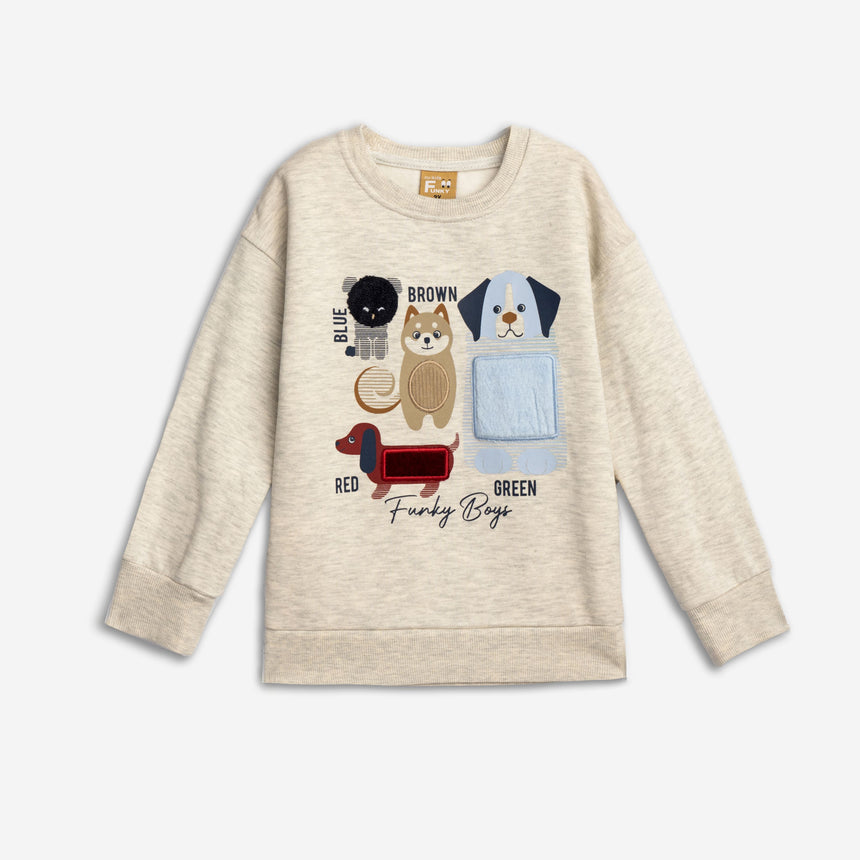 FUNKY FOR KIDS 226-392103-1 Μπλουζα φούτερ αγόρι