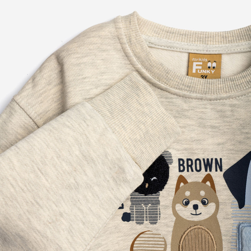 FUNKY FOR KIDS 226-392103-1 Μπλουζα φούτερ αγόρι