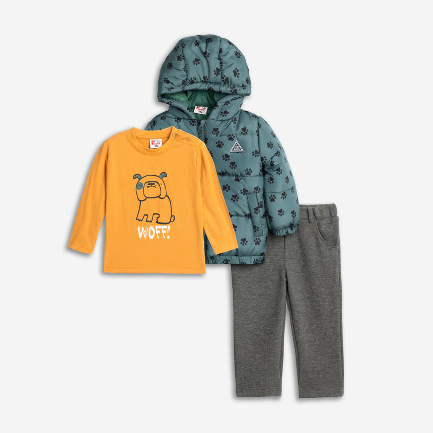 FUNKY FOR KIDS  226-895113-1 Σετ 3τμχ μηνών αγόρι