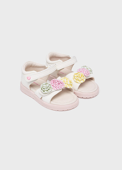 Mayoral 41.454-Sandalia Flores Tejido Colour22-Multicolor