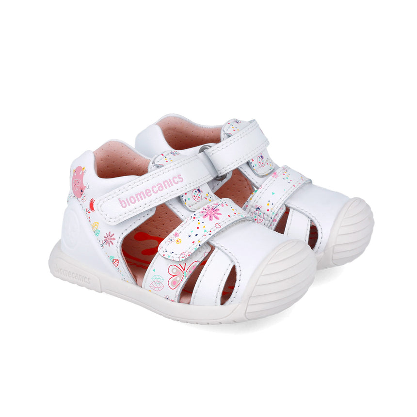 Biomecanics 252107-B050 SANDALIA ESTAMPADA BLANCO