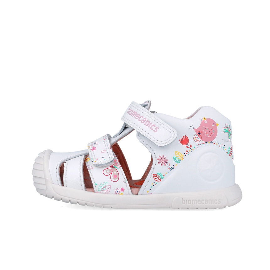 Biomecanics 252107-B050 SANDALIA ESTAMPADA BLANCO
