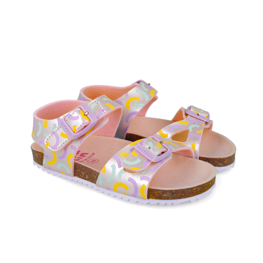 Garvalin SANDALIA ESTAMPADA 252466-A164 LILA