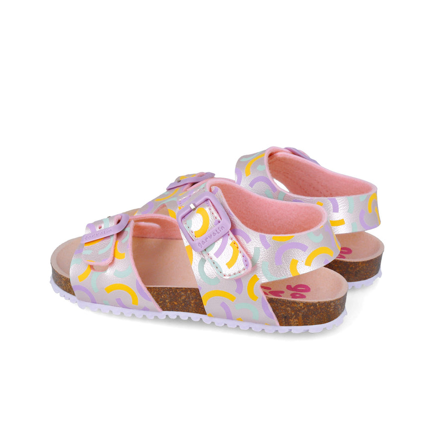Garvalin SANDALIA ESTAMPADA 252466-A164 LILA