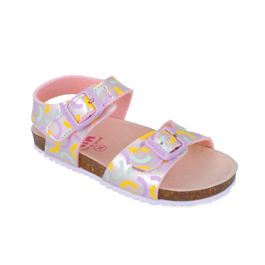 Garvalin SANDALIA ESTAMPADA 252466-A164 LILA