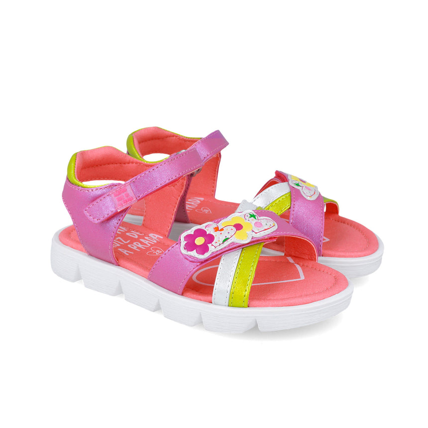 Agatha ruiz de la prada 252970-A146 SANDALIA CRUZADO ICONOS FUCSIA