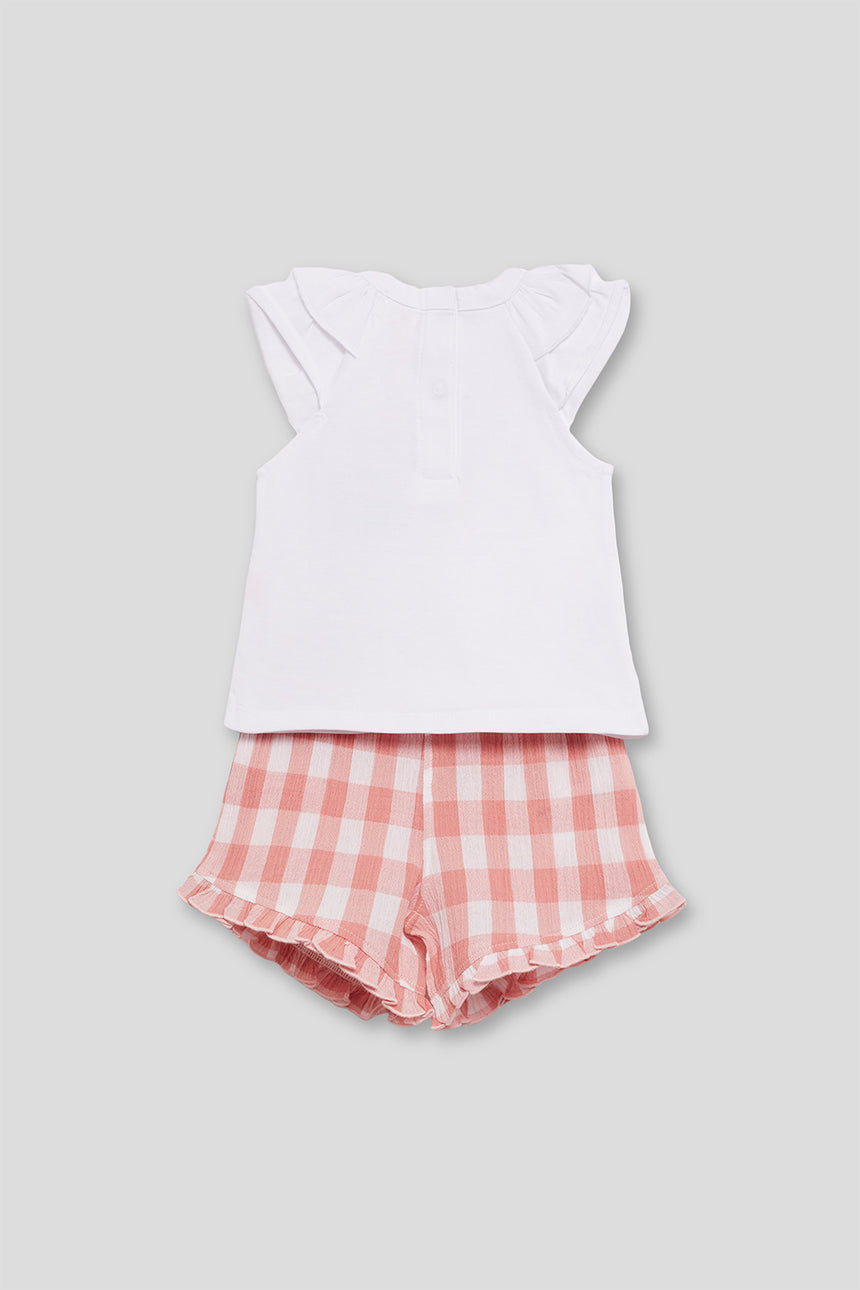 Street Monkey 253045 σετ κοριτσι cuadros vichy