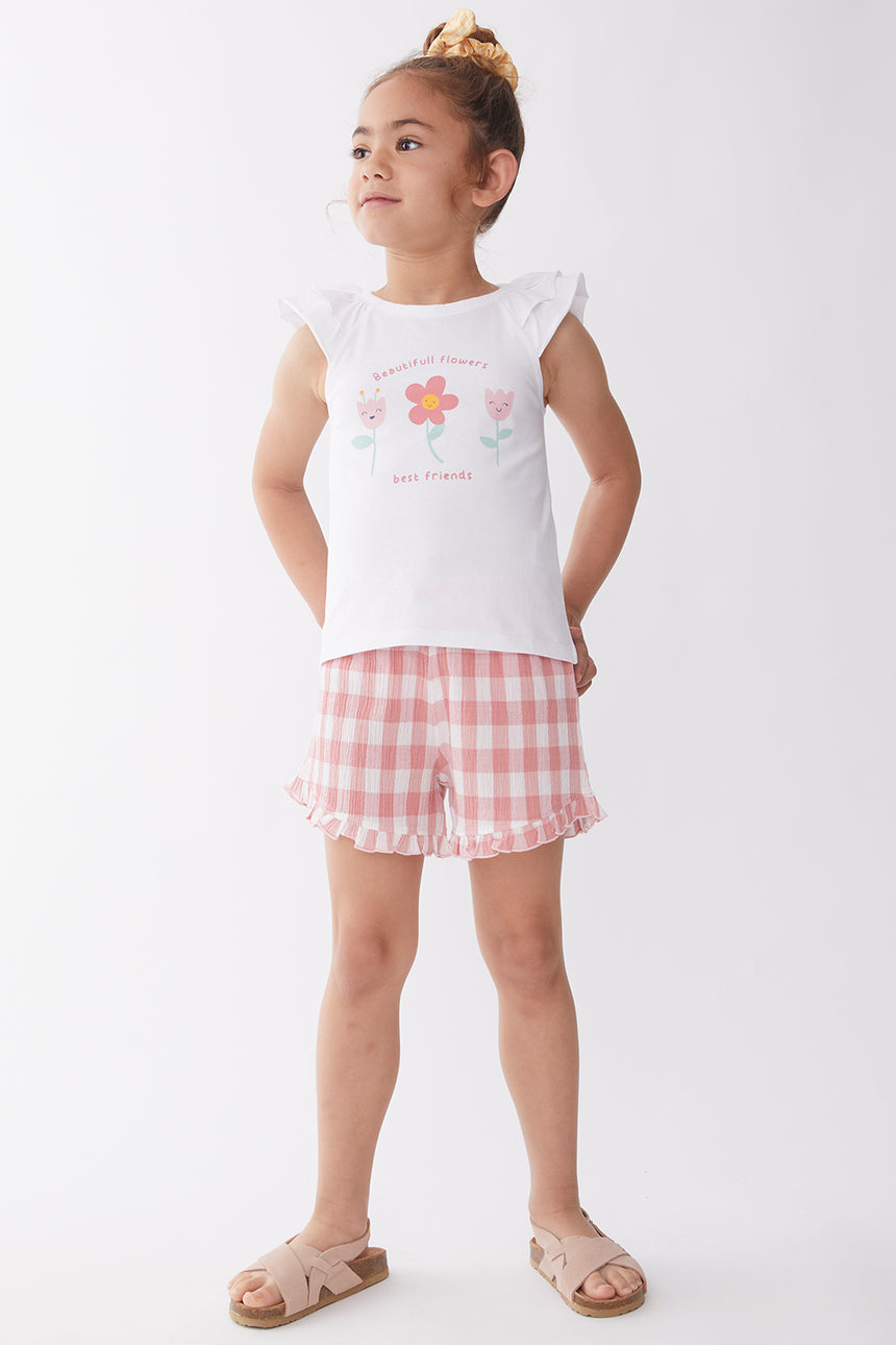 Street Monkey 253045 σετ κοριτσι cuadros vichy