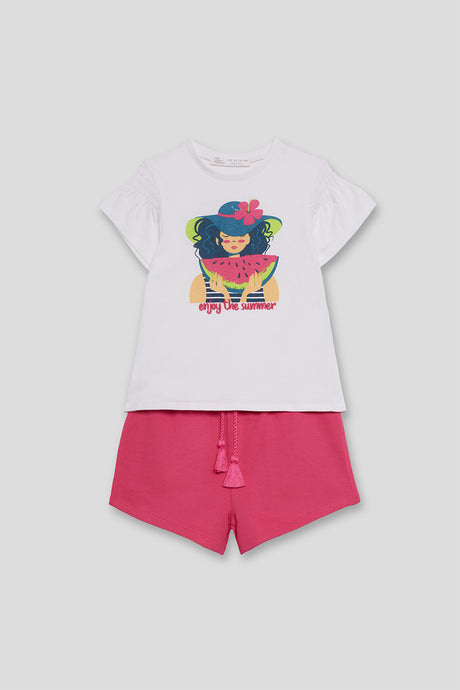 Street Monkey 256001 girl's set blanco