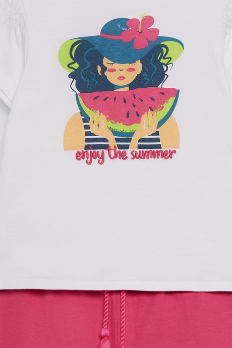 Street Monkey 256001 girl's set blanco