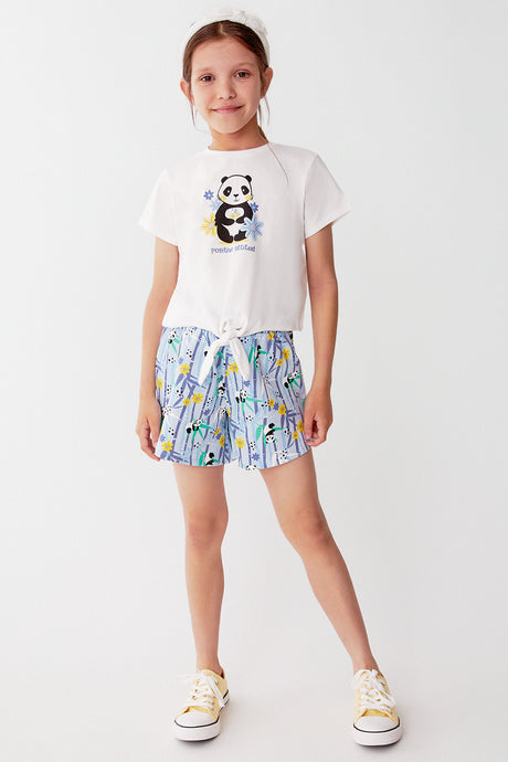 Street Monkey 256054 girl's set white-blue 