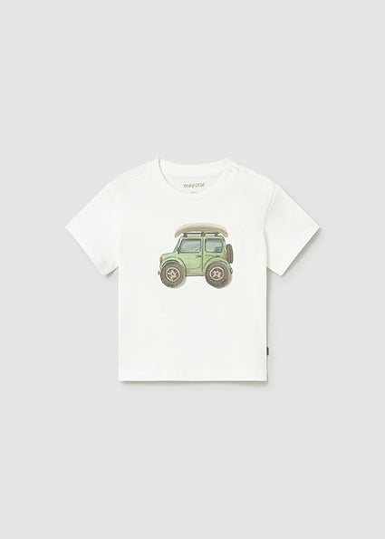 Mayoral Παιδικό T-shirt Μπεζ 26-01011-087