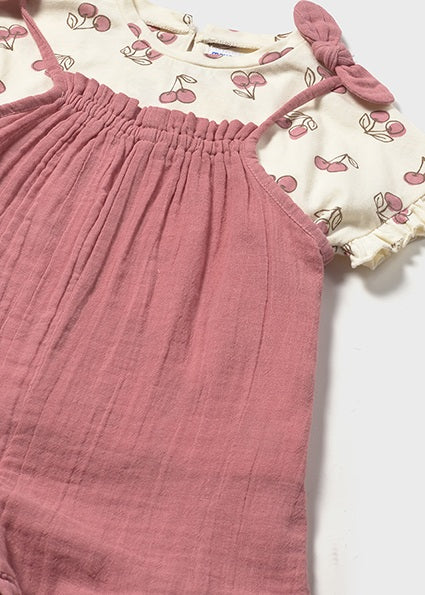 Mayoral Σετ σαλοπέτα 2τμχ Ροζ 26-01656-018