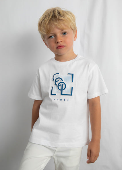 Mayoral Παιδικό T-shirt Λευκό 26-03058-020