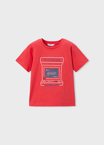 Mayoral Σετ Παιδικά T-shirts Κόκκινο 26-03063-062