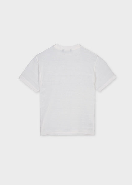 Mayoral Παιδικό T-shirt Εκρού 26-06029-010