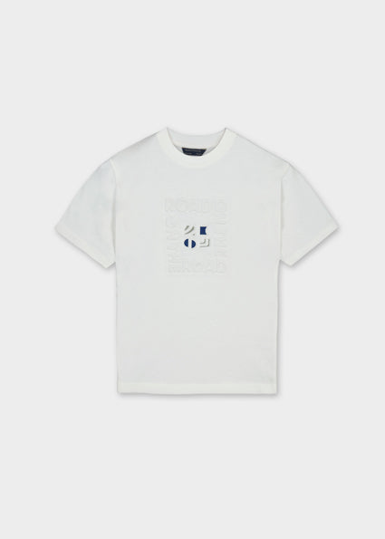 Mayoral Παιδικό T-shirt Εκρού  26-06031-077