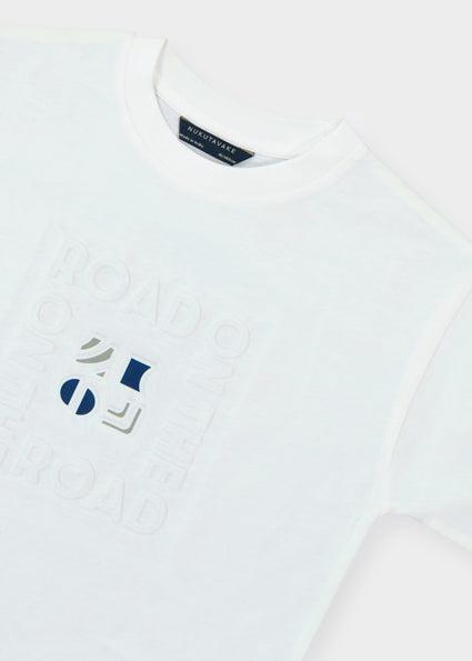 Mayoral Παιδικό T-shirt Εκρού  26-06031-077