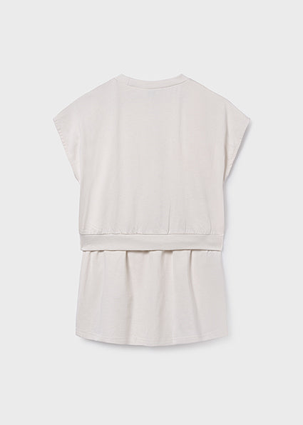 Mayoral Παιδικό Σετ με Φούστα Καλοκαιρινό 2τμχ Μπεζ 26-06919-061