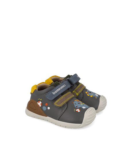 Biomecanics Παιδικά Sneakers High Ανατομικά με Velcro 261128-B213