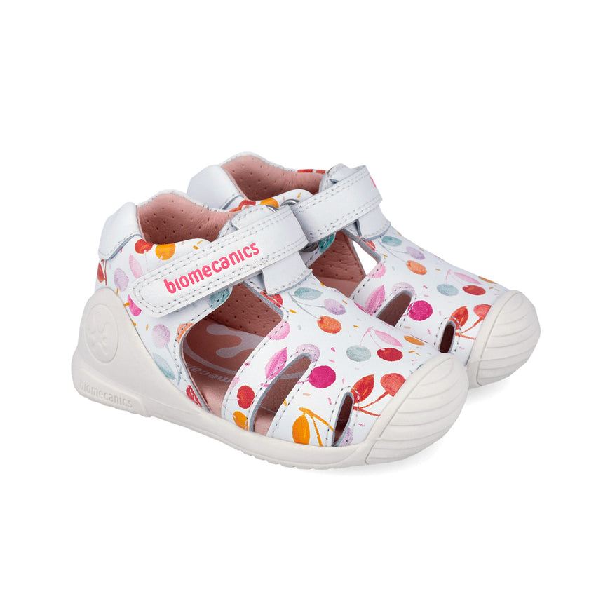 Biomecanics 262104-B050 SANDALIA ESTAMPADA BLANCO (NAPA)