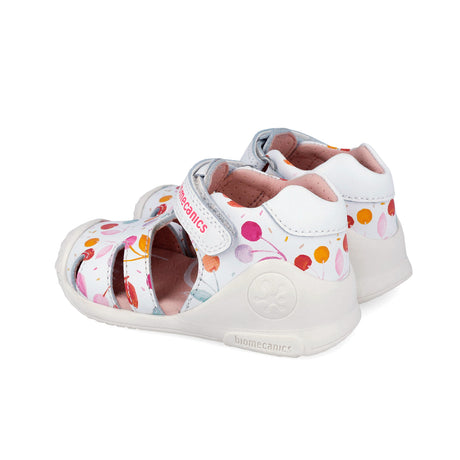 Biomecanics 262104-B050 SANDALIA ESTAMPADA BLANCO (NAPA)