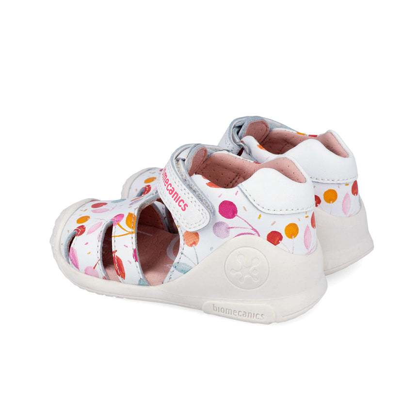 Biomecanics 262104-B050 SANDALIA ESTAMPADA BLANCO (NAPA)