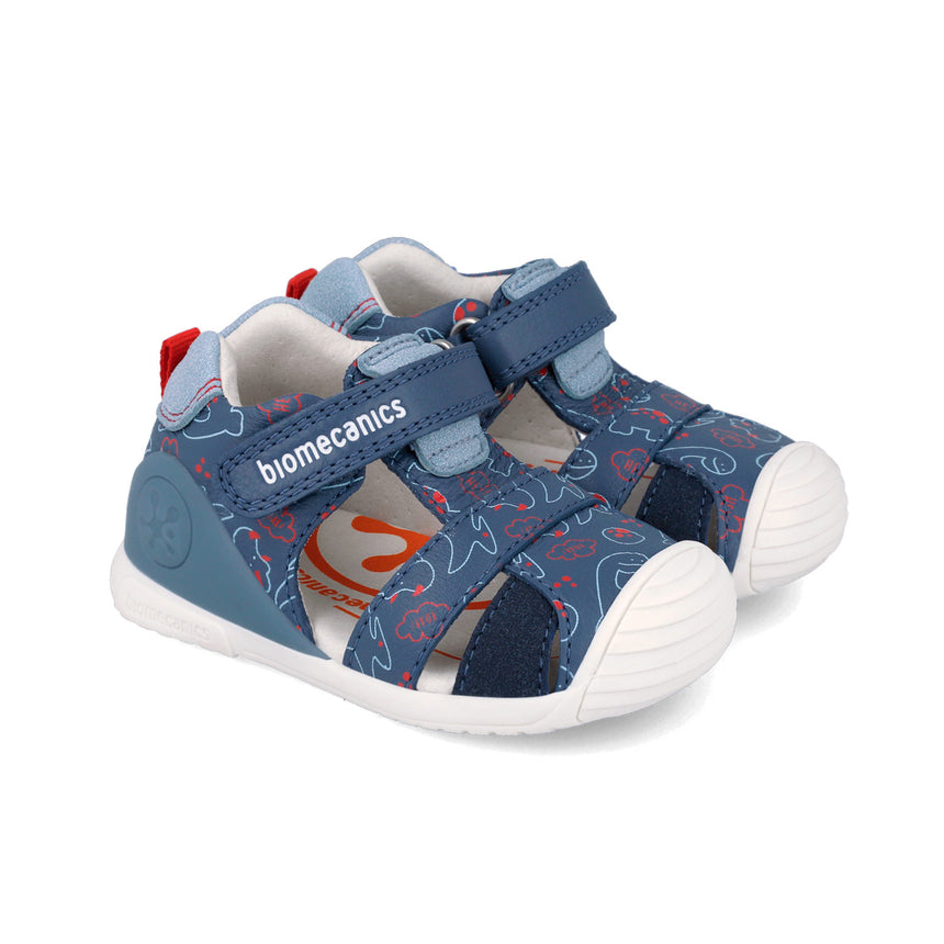 Biomecanics 262125-A556 ESTAMPADA PETROL (SAUVAGE) SANDALIA