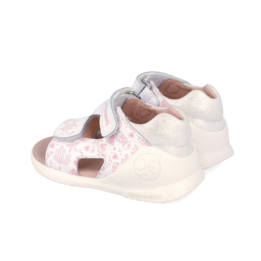 Biomecanics  262142-C050 SANDALIA ESTAMPADA BLANCO (NAPA)