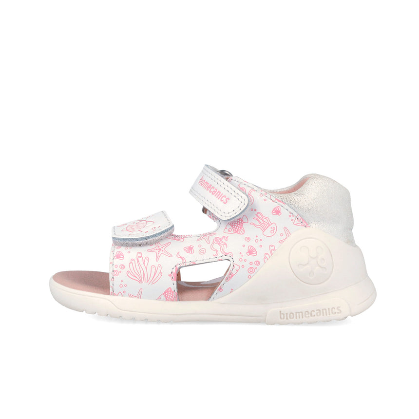 Biomecanics  262142-C050 SANDALIA ESTAMPADA BLANCO (NAPA)