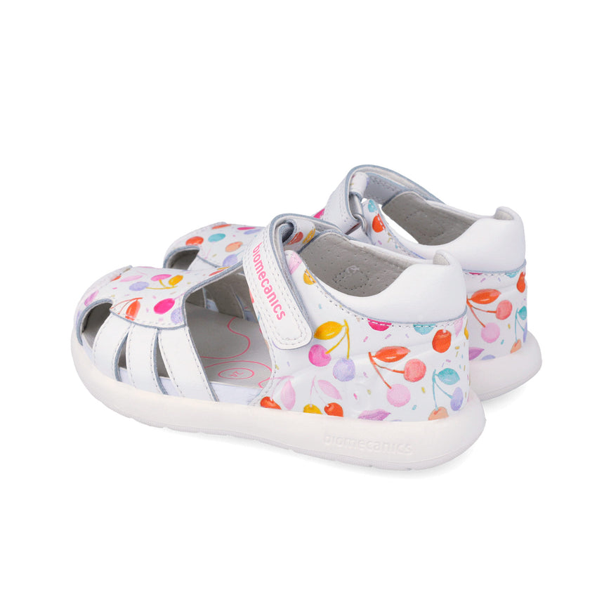 Biomecanics 262202-A050 SANDALIA ESTAMPADA BLANCO (NAPA)