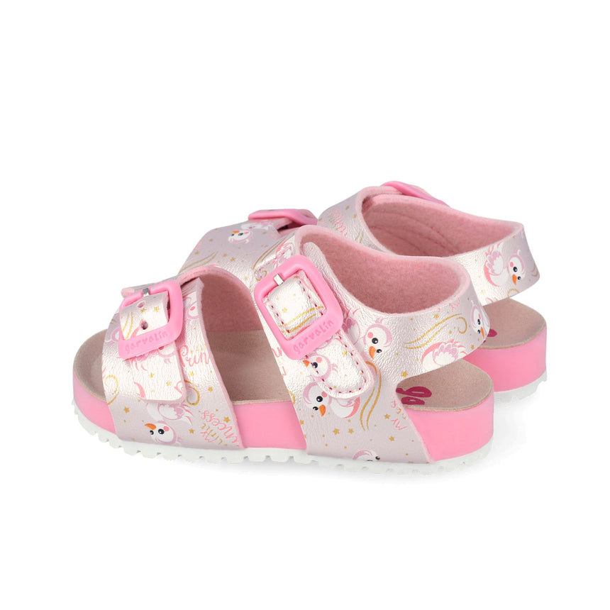 Garvalin πεδιλο κοριτσι  262461-A032 BIO METALIZADO ROSA (CHAMPION METALIZADO)