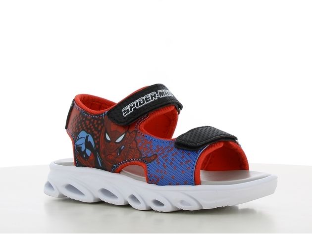 DISNEY SP013849 SPIDERMAN MARVEL SANDAL με φώτακια red-blue