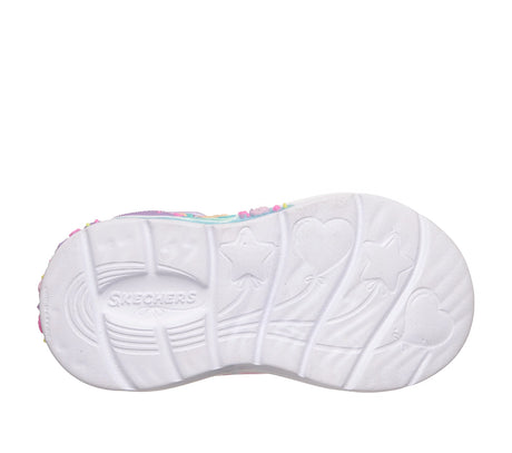 Skechers παιδικά αθλητικά με φωτάκια Μώβ 303061N-LVMT