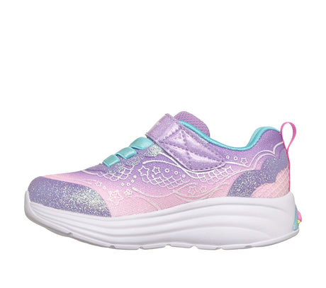 Skechers παιδικά αθλητικά με φωτάκια Μώβ 303061N-LVMT