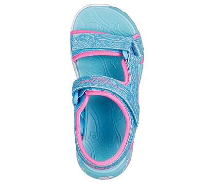 Skechers Παιδικά Πέδιλα με Σκρατς 303108L-BLMT σε Μπλε χρώμα