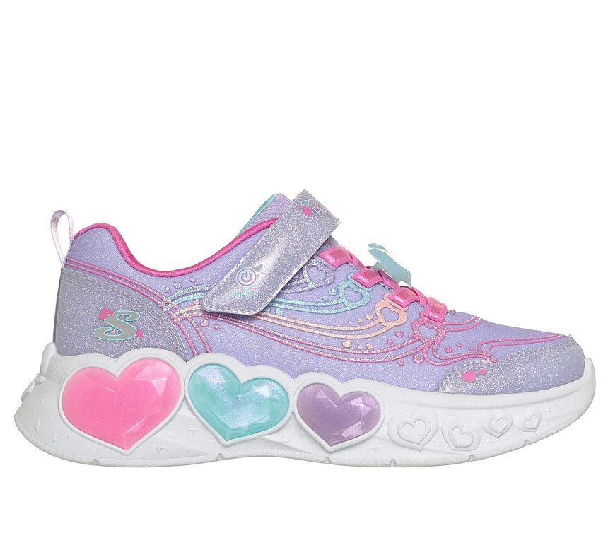 Skechers Heart Lights Παιδικά Αθλητικά  με Φωτάκια Μωβ 303266nc/lvmt